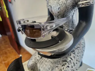 Fuel Cell Oakley Polished Clear Silver Original.