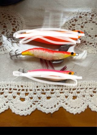 Señuelos de pesca calamar
