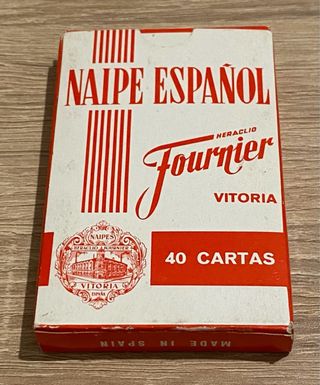 Baraja Española Antigua Fournier Vitoria