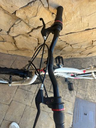 Bicicleta Infantil Blanca y Rosa