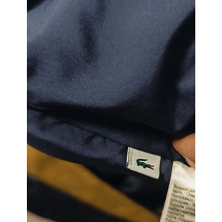 Plumífero Lacoste Marrón, Naranja y azul marino 