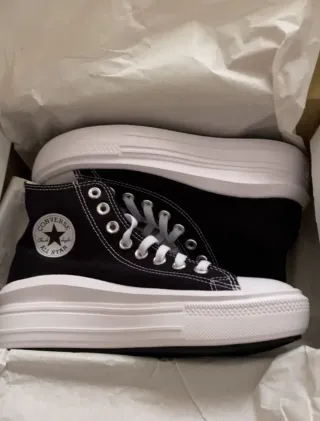 Converse All Star Plataforma Negras
