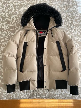 Abrigo Alessandro Zavetti Beige Talla S