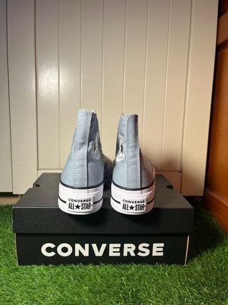 Converse Ctas Lift Hi Plataforma Azul