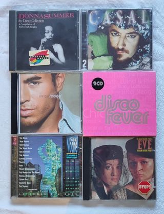 Lote 10 CDs Música Variada Pop Rock