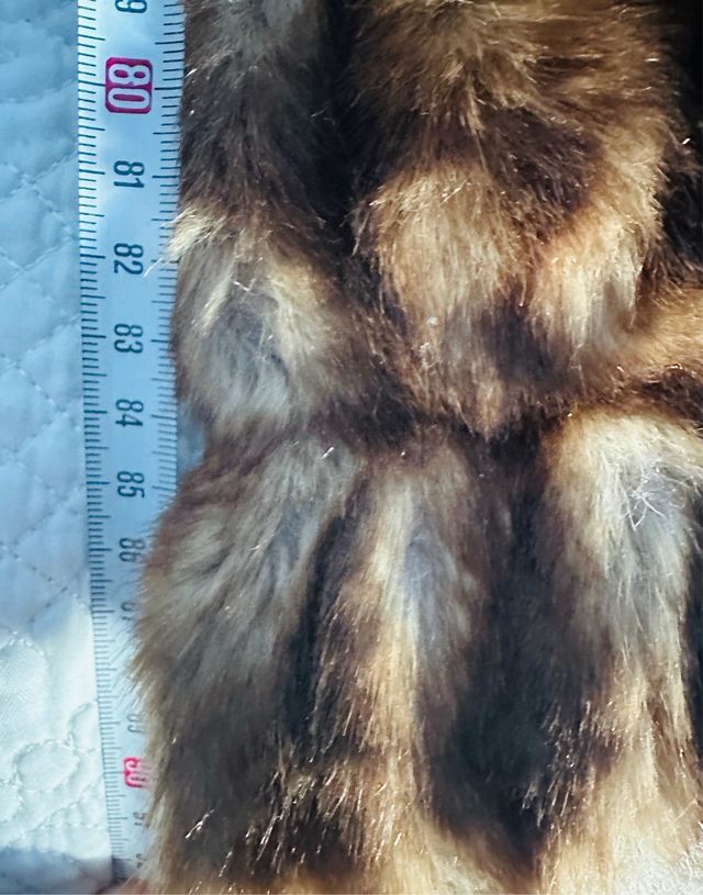 Bufanda Pelo Sintético Bicolor