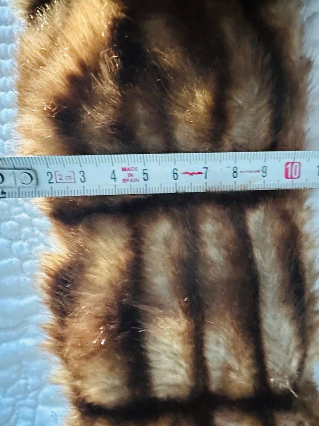 Bufanda Pelo Sintético Bicolor