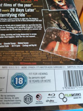 Tetralogía REC Blu-ray