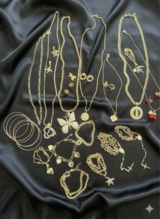 Joyería Laminada 14K para hombre mujer, niño niña