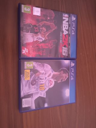 Pack 2 Videojuegos Deportivos PS4: NBA 2K16 y FIFA