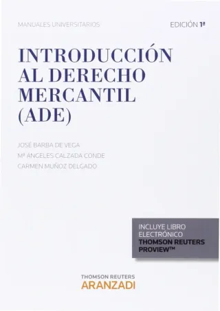Introducción al Derecho Mercantil (ADE)