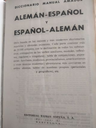 Manual Amador - Diccionario/Woerterbuch - Deuts...
