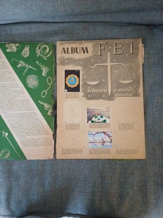 Álbum de Cromos FBI Rollan Incompleto