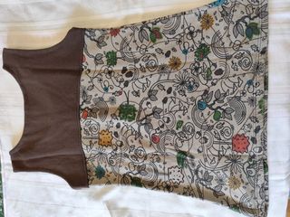 Chaleco estampado calentito