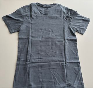 T-shirt Adidas grigia con logo