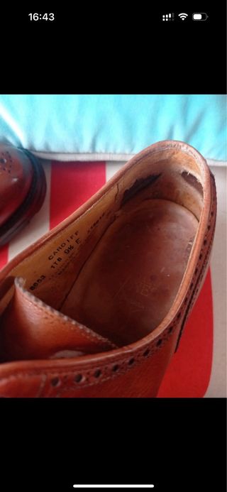 Crockett & Jones Cardiff Marron. 9,5 UK