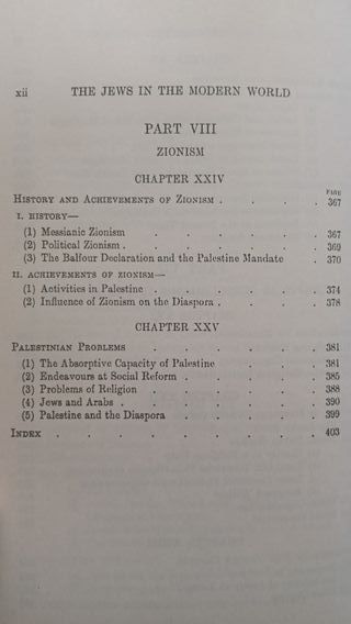 The Jews In The Modern World