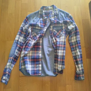 Camisa Zara cuadros vaquera M