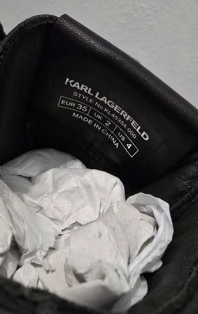 Botas karl Lagerfeld.