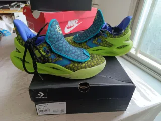 Zapatillas Converse Verdes y Azules Talla 40,5