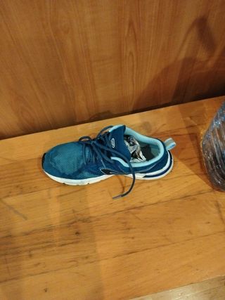 Zapatillas deportivas Decathlon azul/verde