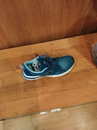 Zapatillas deportivas Decathlon azul/verde
