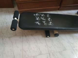 Banco de musculación negro