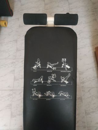 Banco de musculación negro