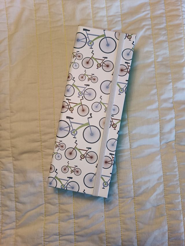 Estojo Cartonado Decorado Bicicletas