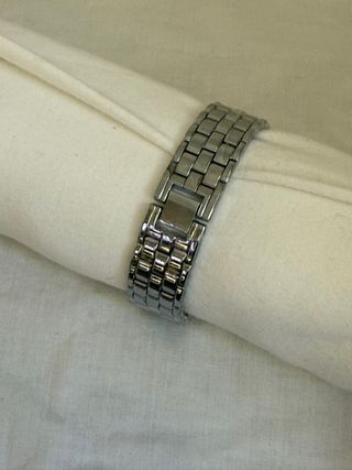Reloj acero Plata