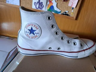 Zapatillas Converse Blancas Piel Mujer Talla 39