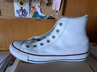 Zapatillas Converse Blancas Piel Mujer Talla 39