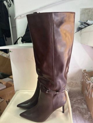 Stivali donna marroni tg 38 nuovo 