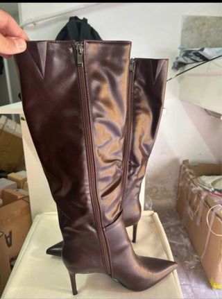 Stivali donna marroni tg 38 nuovo 
