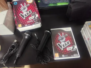 La Voz Vol. 2 Wii con 2 Micrófonos USB