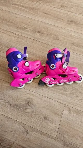 Patines Oxelo extensibles rosas y morados