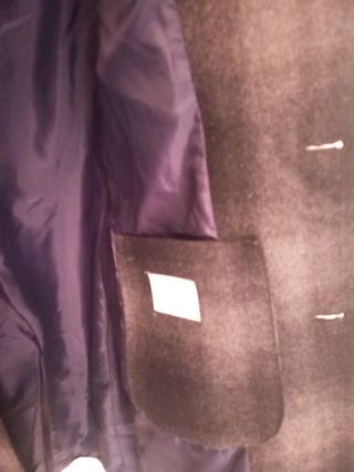 Abrigo cuadros Zara Man