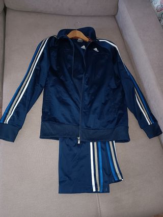 Chándal Adidas Azul y Blanco