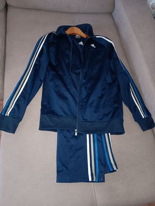 Chándal Adidas Azul y Blanco