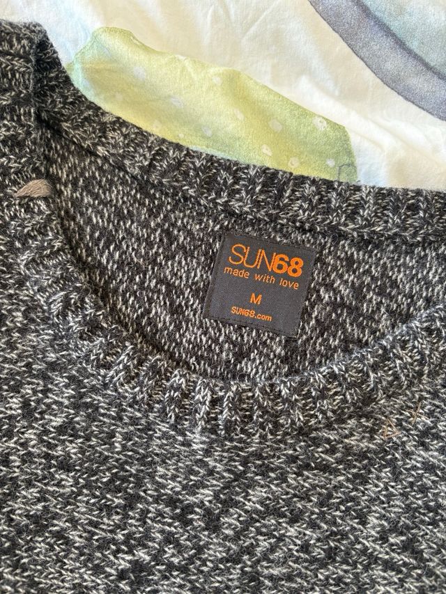 SUN68 Poncho Grigio Taglia M