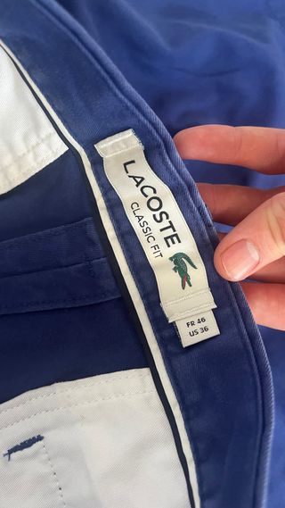 Pantalón corto azul