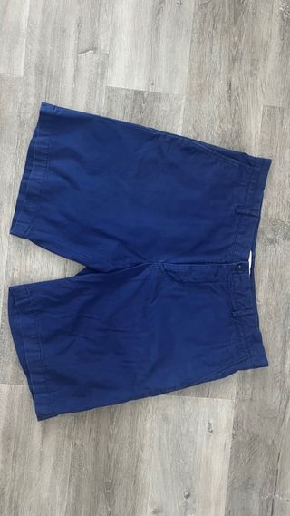 Pantalón corto azul
