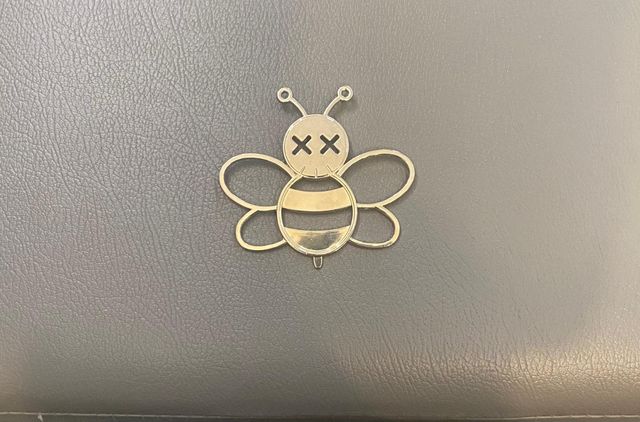 Portachiavi Dior Ape Argento Originale