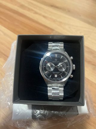 Reloj Gant Cronógrafo Negro y Plateado