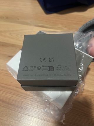 Reloj Gant Cronógrafo Negro y Plateado