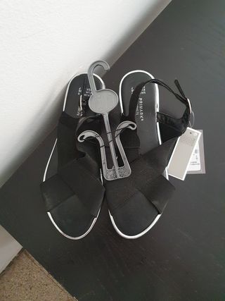 Sandalias Negras Primark Talla 38