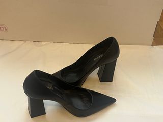 Zapatos Uterque Tacón Negro Talla 35