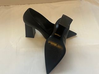 Zapatos Uterque Tacón Negro Talla 35