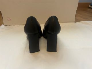 Zapatos Uterque Tacón Negro Talla 35