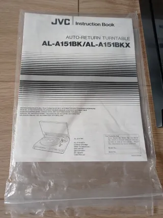 Tocadiscos JVC AL-A151BK Auto-Return para reparar